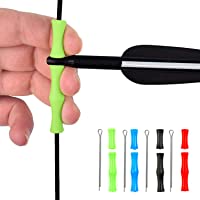 Los mejores  - SANKESONG 4 Pcs Protector de Dedos de Tiro con Arco- Dedo de Silicona Cuerda de Arco Caucho Mediterráneo Dedo de…